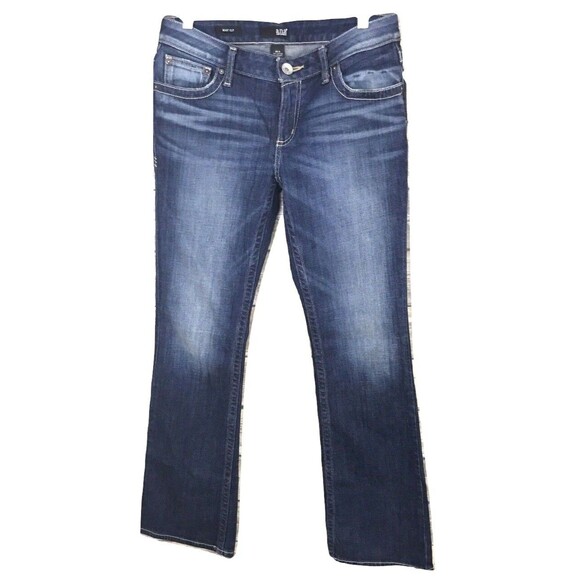 ANA A New Approach Womens Sz 6 Bootcut Jeans Flap Pocket Stretch Dark Wash - Picture 1 of 12